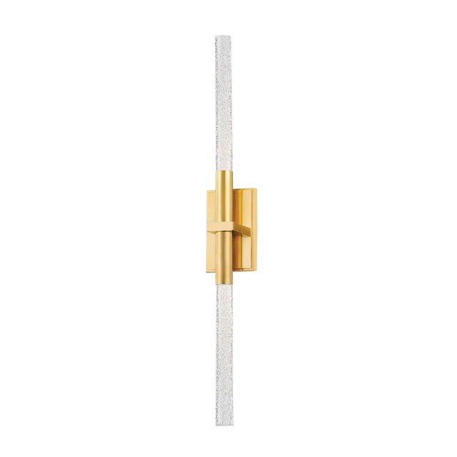 Hudson Valley Lighting MILLERTON AGED BRASS 3W x 3L x 21.75H Wall Sconce