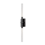Hudson Valley Lighting MILLERTON BLACK BRASS 3W x 3L x 21.75H Wall Sconce