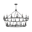 Hudson Valley Lighting Allendale Aged Old Bronze 58W x 58L x 40.75H Chandelier