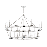 Hudson Valley Lighting Allendale Polished Nickel 58W x 58L x 40.75H Chandelier