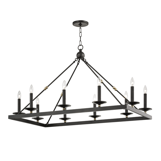 Hudson Valley Lighting Allendale Aged Old Bronze 23.25W x 40.75L x 29.5H Trim