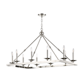 Hudson Valley Lighting Allendale Polished Nickel 23.25W x 40.75L x 29.5H Trim