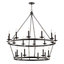 Hudson Valley Lighting Allendale Aged Old Bronze 46.75W x 46.75L x 38H Chandelier