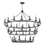 Hudson Valley Lighting Allendale Aged Old Bronze 58W x 58L x 54.25H Chandelier