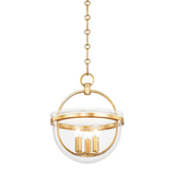 Hudson Valley Lighting Malloy Vintage Gold Leaf 11.75W x 11.75L x 12.75H Candleholder