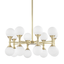 Hudson Valley Lighting Astoria Aged Brass 27W x 27L x 13.5H Chandelier
