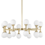 Hudson Valley Lighting Astoria Aged Brass 36W x 36L x 13.5H Chandelier