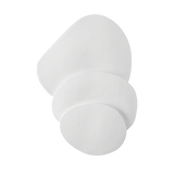 Corbett Lighting Akemi GESSO WHITE 16.25W x 16.25L x 22.25H Wall Sconce