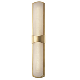 Hudson Valley Lighting Valencia Aged Brass 4.75W x 4.75L x 26H Wall Sconce