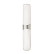 Hudson Valley Lighting Valencia Polished Nickel 4.75W x 4.75L x 26H Wall Sconce