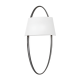 Corbett Lighting Dubai Black Silver Leaf 14W x 14L x 30.25H Wall Sconce