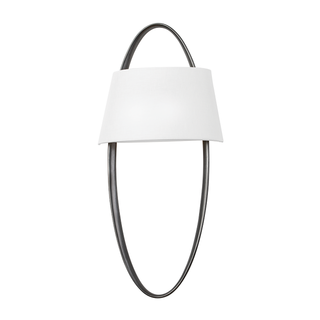 Corbett Lighting Dubai Black Silver Leaf 14W x 14L x 30.25H Wall Sconce