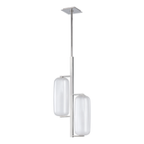 Hudson Valley Lighting Pebble Polished Nickel 13.75W x 13.75L x 29.5H Pendant