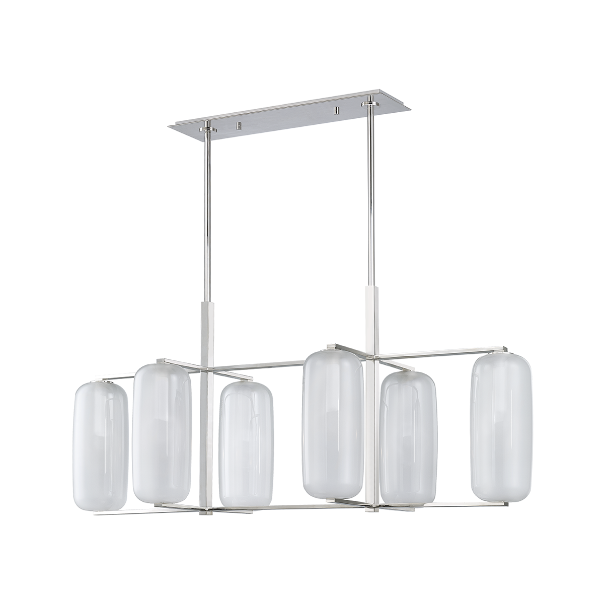 Hudson Valley Lighting Pebble Polished Nickel 19.62W x 53.12L x 22H Trim