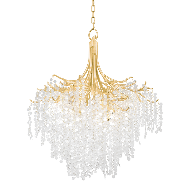 Corbett Lighting Genoa Gold Leaf 32.25W x 32.25L x 40H Chandelier