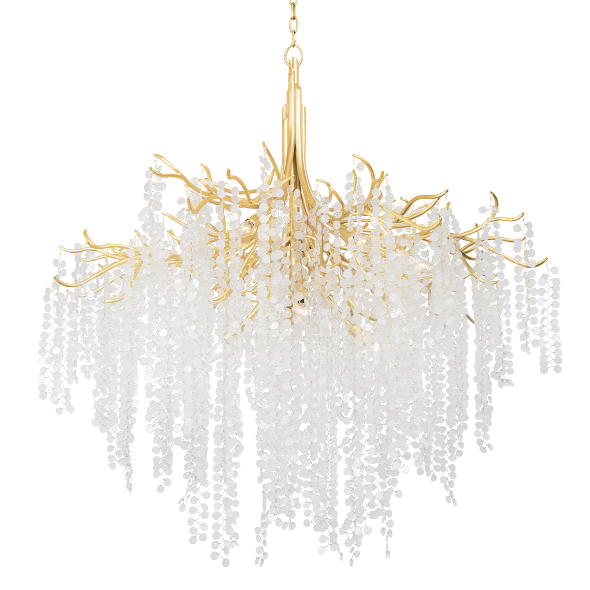 Corbett Lighting Genoa Gold Leaf 48.75W x 48.75L x 51H Chandelier