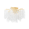 Corbett Lighting Genoa Gold Leaf 24W x 24L x 16.75H Semi-Flush Mount