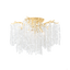 Corbett Lighting Genoa Gold Leaf 24W x 24L x 16.75H Semi-Flush Mount