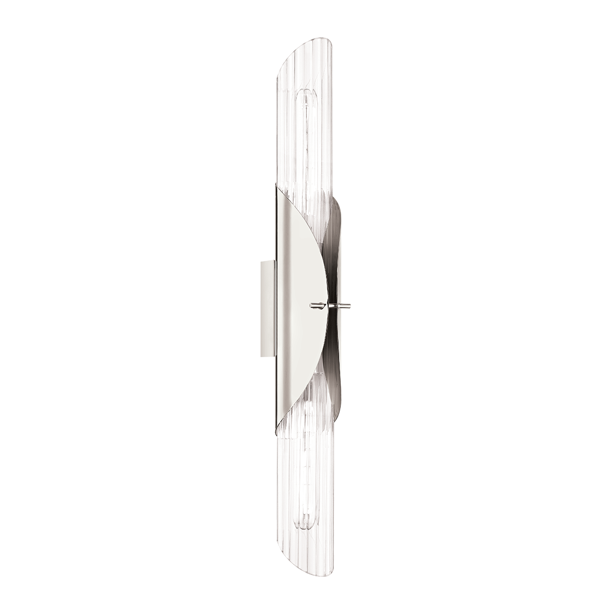 Hudson Valley Lighting Lefferts Polished Nickel 3.25W x 3.25L x 26H Wall Sconce
