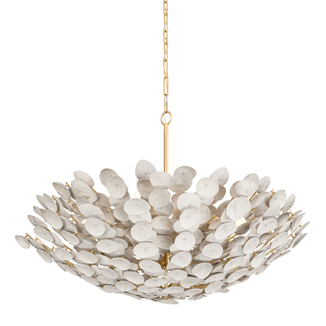 Corbett Lighting Aimi Vintage Gold Leaf 48.5W x 48.5L x 35H Chandelier