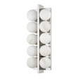 Corbett Lighting Emille Polished Nickel 6.75W x 6.75L x 18.25H Wall Sconce