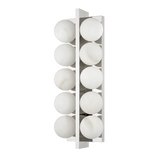 Corbett Lighting Emille Polished Nickel 6.75W x 6.75L x 18.25H Wall Sconce
