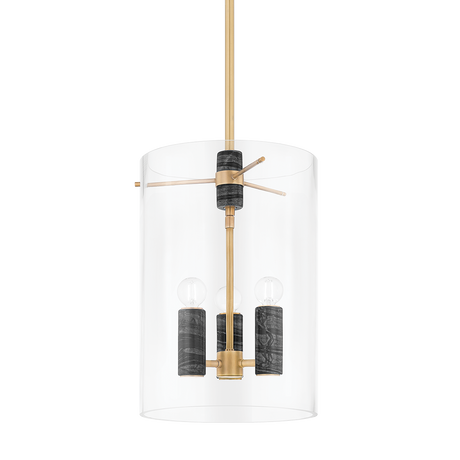 Corbett Lighting Adonis Vintage Brass 12W x 12L x 18H Candleholder