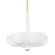 Corbett Lighting Rimini GOLD LEAF / GESSO WHITE 29.75W x 29.75L x 27H Pendant