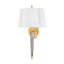Hudson Valley Lighting Oyster Bay Aged Brass 12W x 12L x 21.5H Wall Sconce