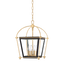 Hudson Valley Lighting Hollis Aged Brass 12.75W x 12.75L x 19.25H Candleholder