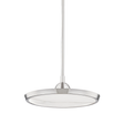 Hudson Valley Lighting Draper Polished Nickel 15.5W x 15.5L x 6H Pendant