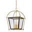 Hudson Valley Lighting Hollis Aged Brass 18.25W x 18.25L x 27.25H Candleholder