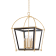 Hudson Valley Lighting Hollis Aged Brass 24W x 24L x 36H Candleholder