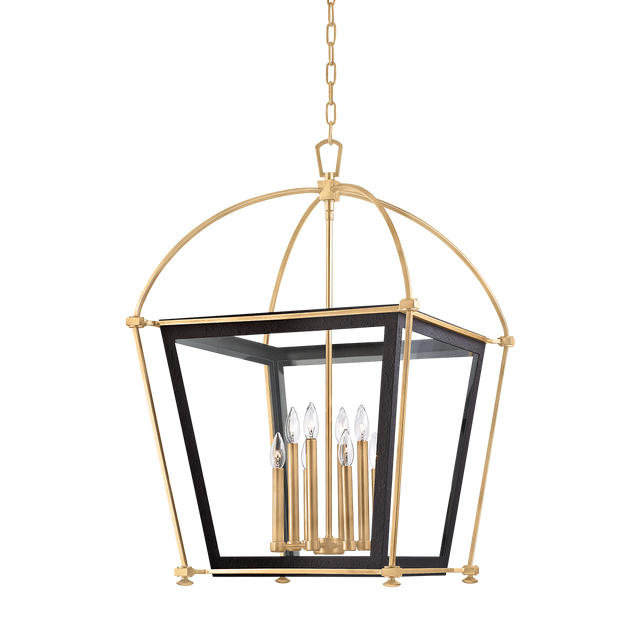 Hudson Valley Lighting Hollis Aged Brass 24W x 24L x 36H Candleholder