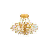 Corbett Lighting VITTORIA Gold Leaf 18W x 18L x 6H Semi-Flush Mount