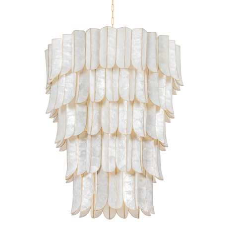 Corbett Lighting CARTAGENA Vintage Gold Leaf 39.5W x 39.5L x 46.5H Chandelier