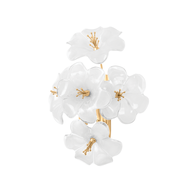 Corbett Lighting HYGEA Gold Leaf 11.5W x 11.5L x 15.5H Wall Sconce