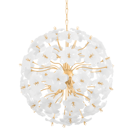 Corbett Lighting HYGEA Gold Leaf 33W x 33L x 34.25H Chandelier