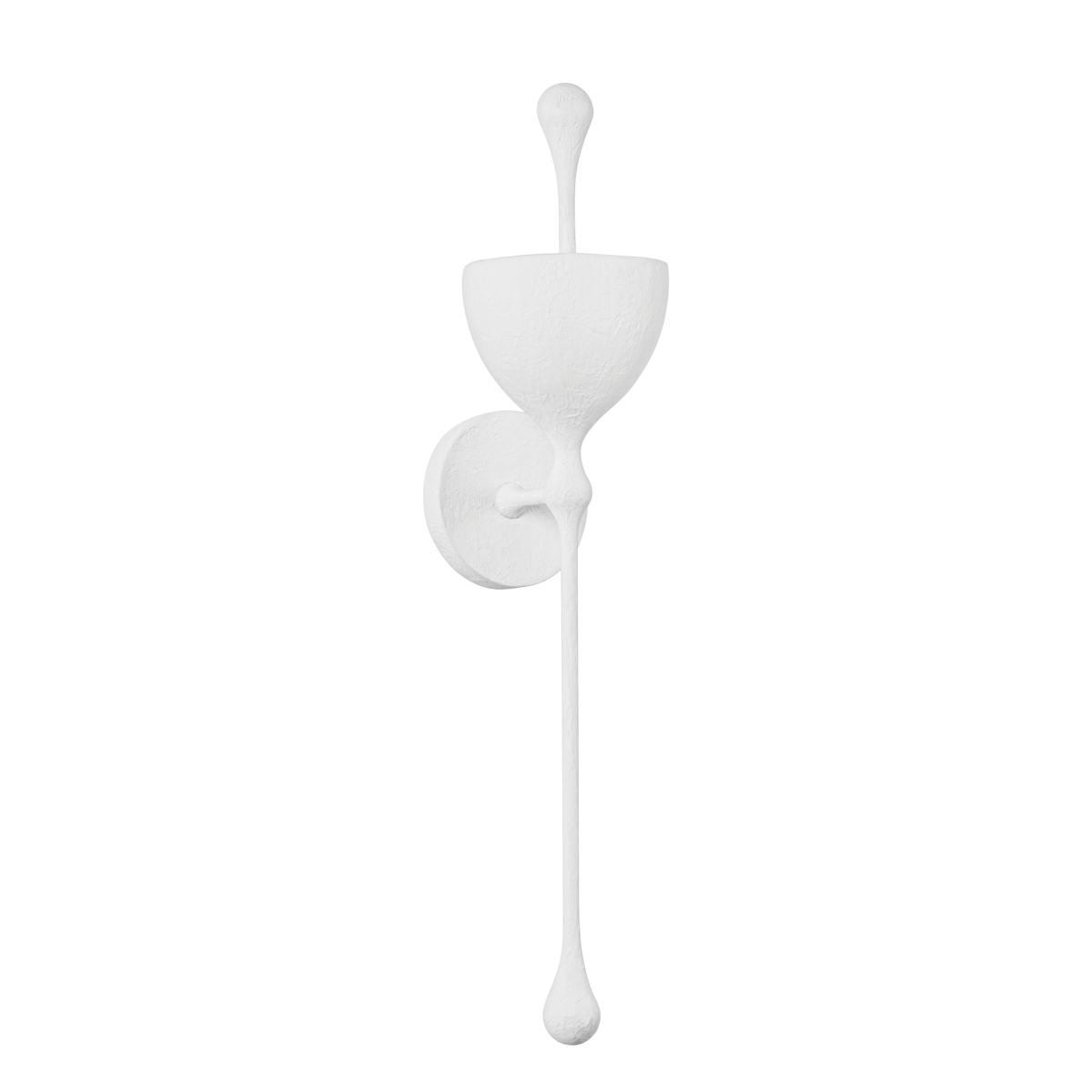 Corbett Lighting ANTALYA GESSO WHITE 5W x 5L x 23.25H Wall Sconce
