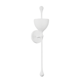 Corbett Lighting ANTALYA GESSO WHITE 5W x 5L x 23.25H Wall Sconce