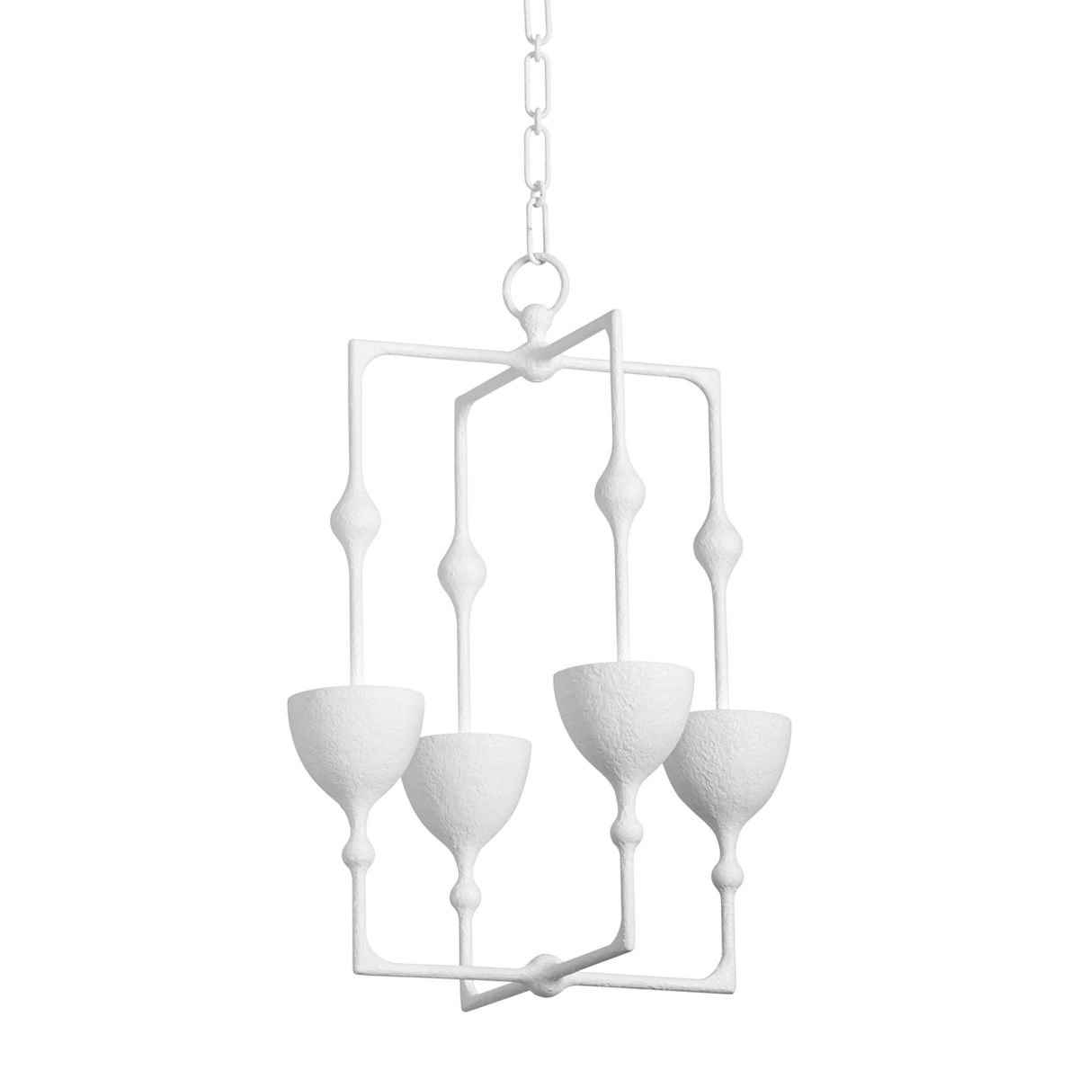 Corbett Lighting ANTALYA GESSO WHITE 15.75W x 15.75L x 22.25H Candleholder