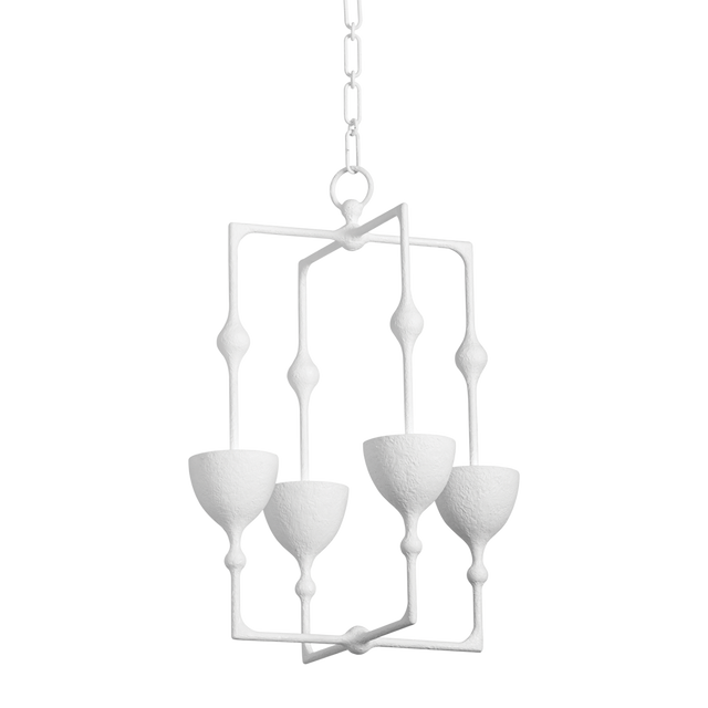Corbett Lighting ANTALYA GESSO WHITE 15.75W x 15.75L x 22.25H Candleholder