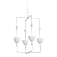 Corbett Lighting ANTALYA GESSO WHITE 22W x 22L x 30.25H Candleholder