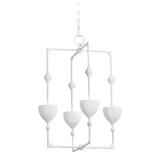 Corbett Lighting ANTALYA GESSO WHITE 22W x 22L x 30.25H Candleholder