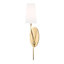 Hudson Valley Lighting Rutland Aged Brass 5W x 5L x 25.5H Wall Sconce