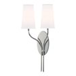 Hudson Valley Lighting Rutland Polished Nickel 12W x 12L x 24.5H Wall Sconce