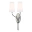 Hudson Valley Lighting Rutland Polished Nickel 12W x 12L x 24.5H Wall Sconce