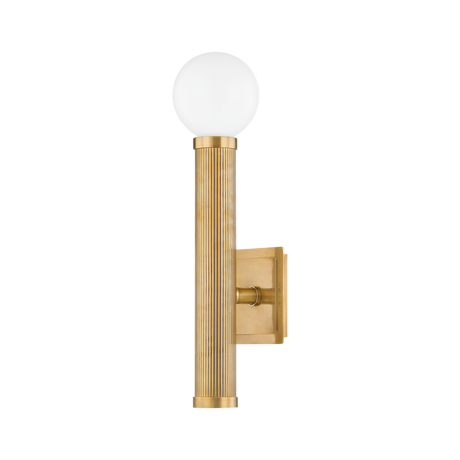 Corbett Lighting PIENZA Vintage Brass 5.5W x 5.5L x 20H Wall Sconce