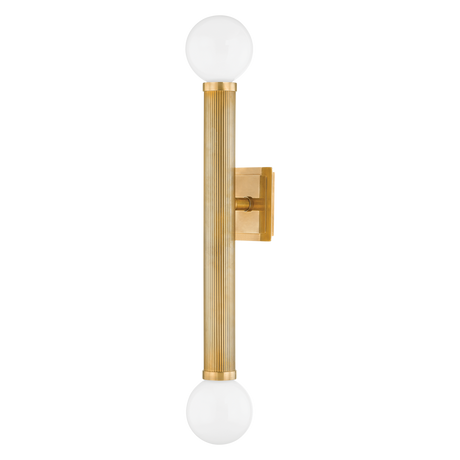 Corbett Lighting PIENZA Vintage Brass 5.5W x 5.5L x 31.25H Wall Sconce