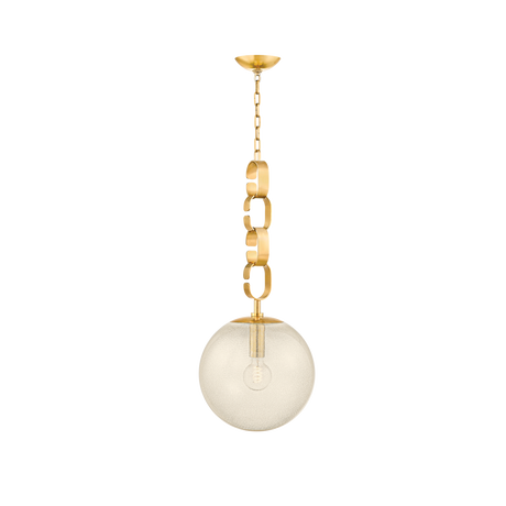 Corbett Lighting NESSA Vintage Brass 13W x 13L x 30H Pendant